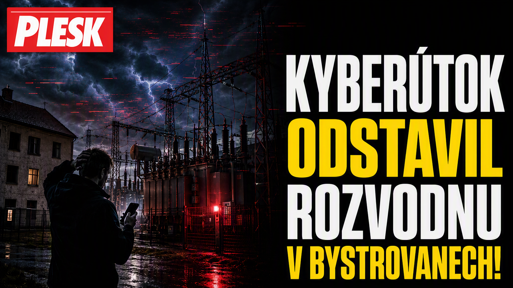 TMA VE VZDUCHU! Kyberútok odstavil rozvodnu v Bystrovanech, Olomouc řeší následky