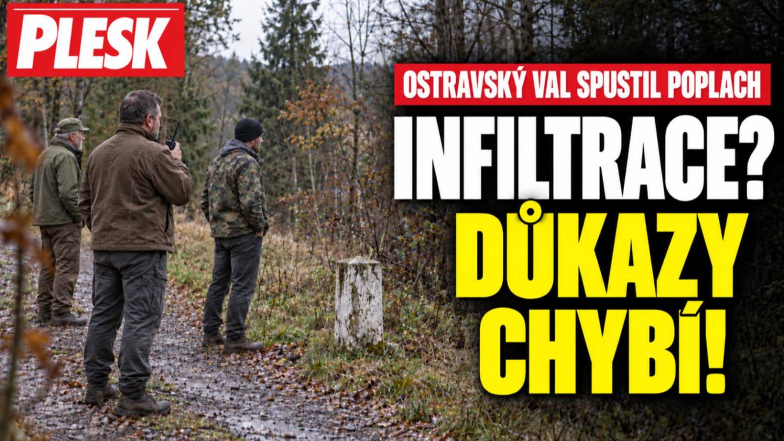 POPLACH NA SÍTÍCH: „NĚKDO PŘEKROČIL HRANICI!“ Domobrana mluví o infiltraci, důkaz ale nikde